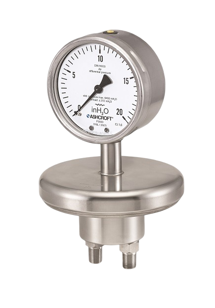 Heavy-duty differential pressure gauge